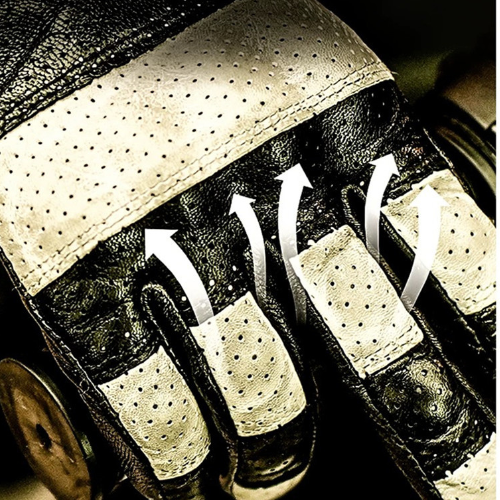 CrazyBros Ziegenleder Motorrad Handschuhe