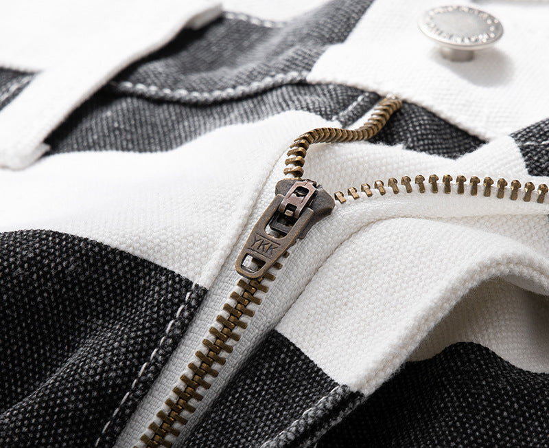 Outlaw Stripes – Biker Pants im Prison-Look