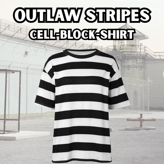 Outlaw Stripes – Cell Block Shirt | Prison Style T-Shirt