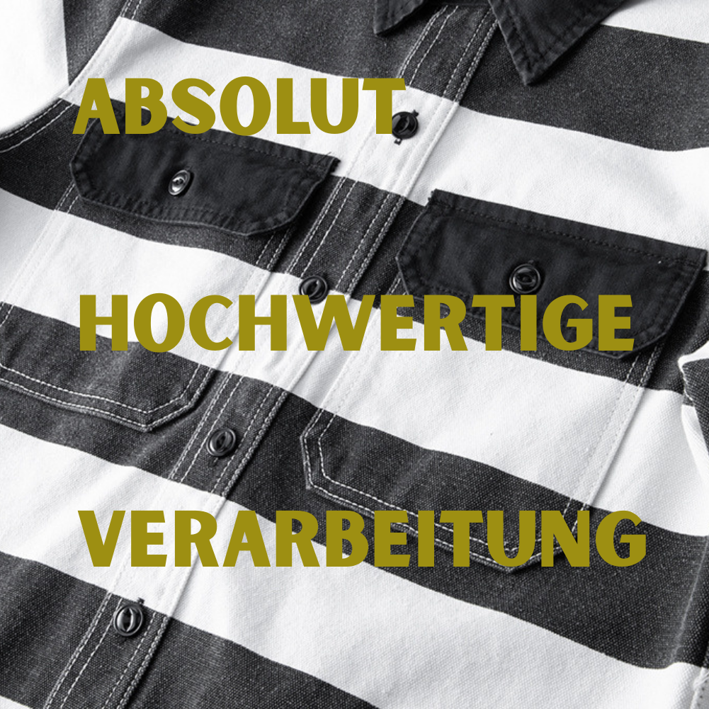 Outlaw Stripes Jacket - Biker Jacke im Prison-Look