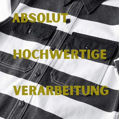 Outlaw Stripes Jacket - Biker Jacke im Prison-Look