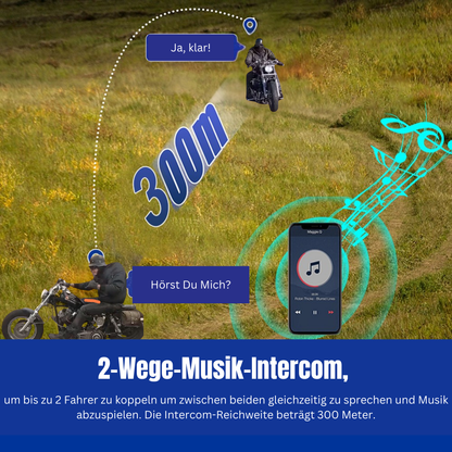 Motorrad-Helm-Headset: RideConnect YP10